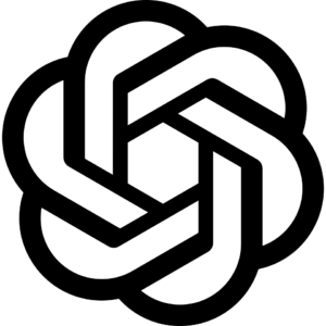 Logo ChatGPT OpenAI - Outil d'intelligence artificielle générative et assistance à la création de contenu